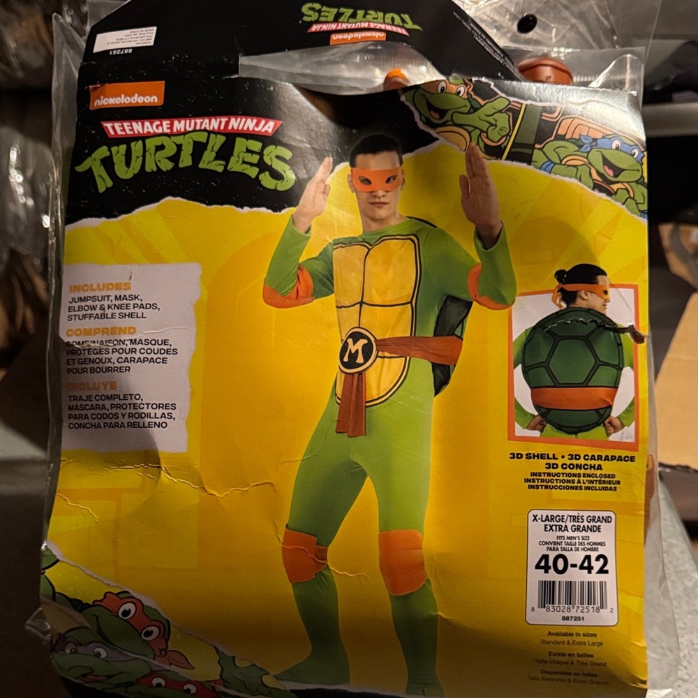 Nickelodeon TMNT Adult Costume - Michael Angelo